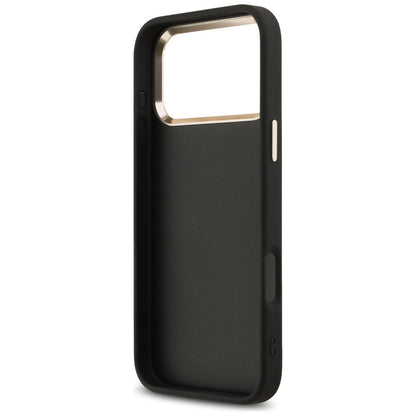 Deksel for Apple iPhone 17 Pro Max, Guess, Big 4G Logo Classic, Svart Gull