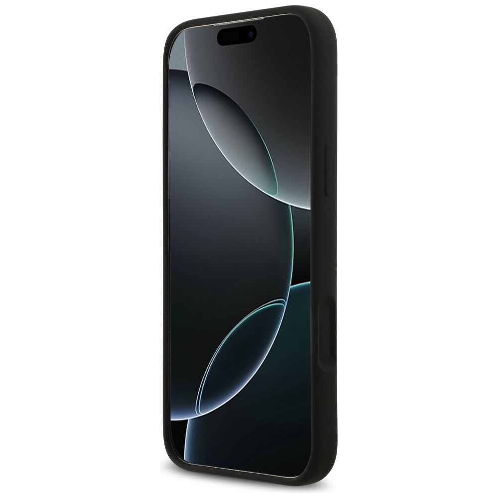 Deksel for Apple iPhone 17 Pro Max, Guess, Big 4G Script, Svart