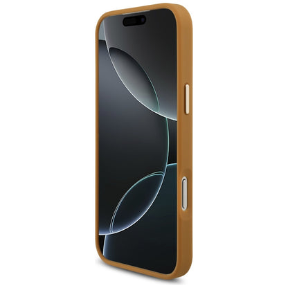 Deksel for Apple iPhone 17 Pro Max, Karl Lagerfeld, Script Logo, Brun
