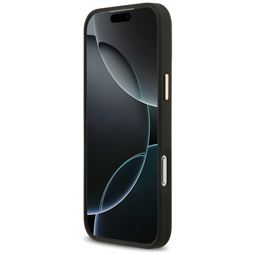 Deksel for Apple iPhone 17 Pro Max, Karl Lagerfeld, Script Logo, Svart