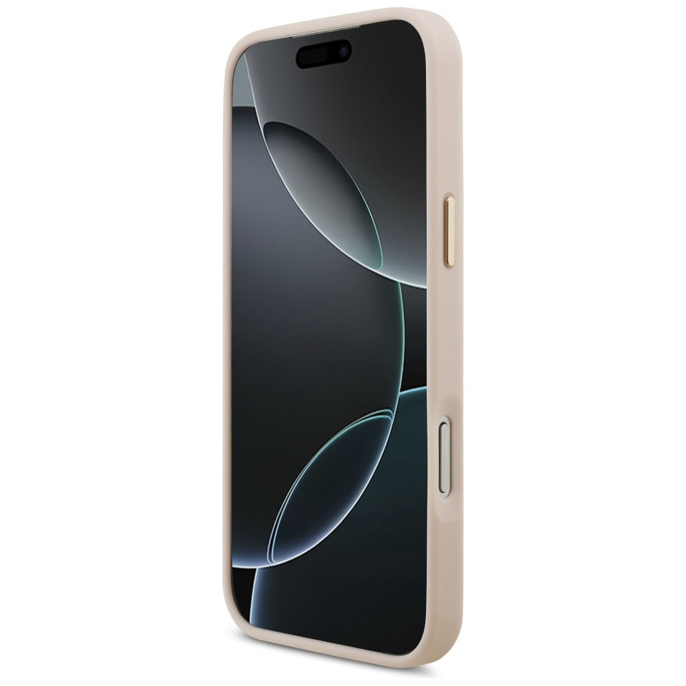 Deksel for Apple iPhone 17 Pro Max, Karl Lagerfeld, Script Logo, Rosa