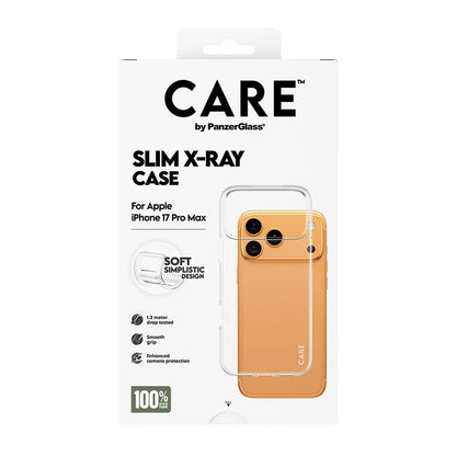 Deksel for Apple iPhone 17 Pro Max, PanzerGlass, Care Fashionable X-ray, Gjennomsiktig