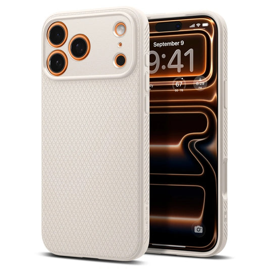 Deksel for Apple iPhone 17 Pro Max, Spigen, Liquid Air, Beige
