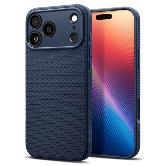 Deksel for Apple iPhone 17 Pro Max, Spigen, Liquid Air, Marineblå