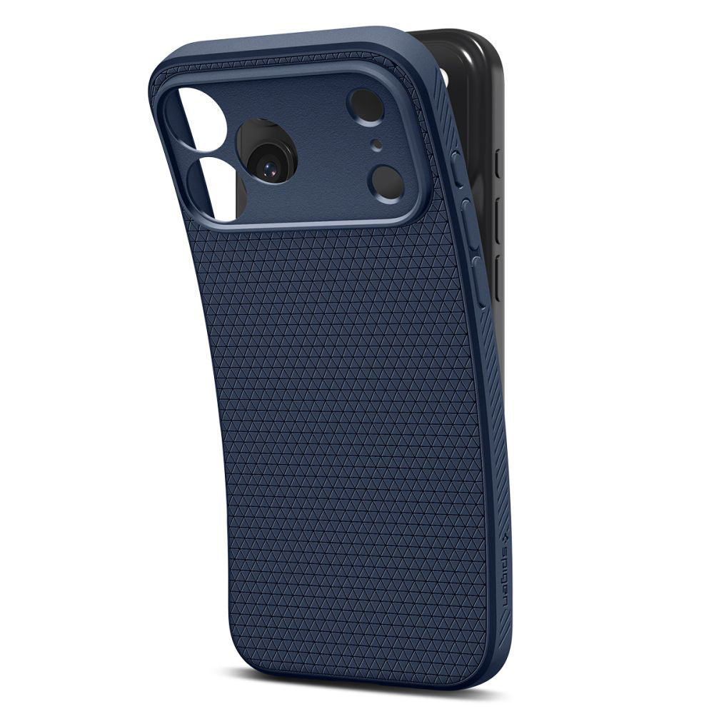 Deksel for Apple iPhone 17 Pro Max, Spigen, Liquid Air, Marineblå