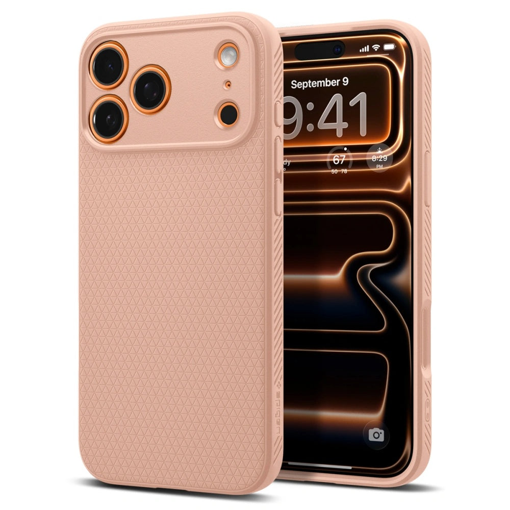 Deksel for Apple iPhone 17 Pro Max, Spigen, Liquid Air, Rosa
