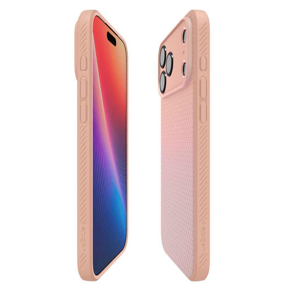 Deksel for Apple iPhone 17 Pro Max, Spigen, Liquid Air, Rosa