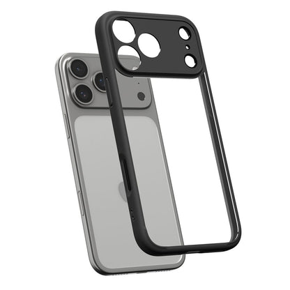 Deksel for Apple iPhone 17 Pro Max, Spigen, Ultra Hybrid, Matt Svart