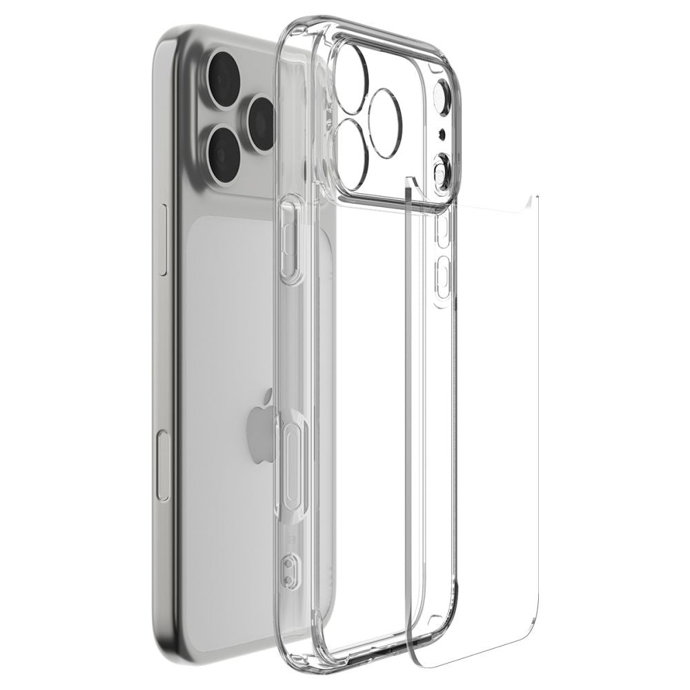 Deksel for Apple iPhone 17 Pro Max, Spigen, Ultra Hybrid, Gjennomsiktig