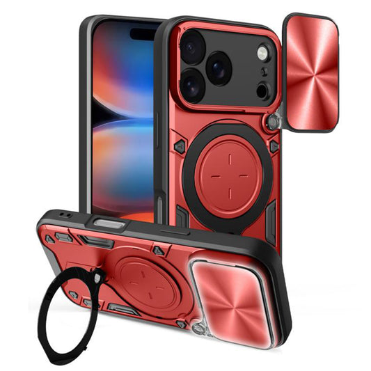 Deksel for Apple iPhone 17 Pro Max, Techsuit, CamGuard Pro, Rød