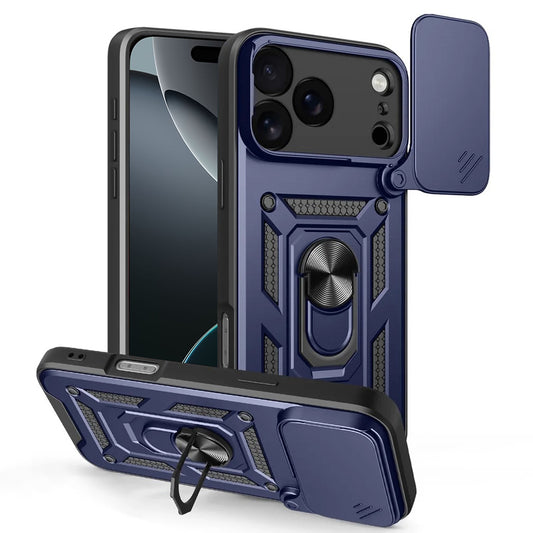 Deksel for Apple iPhone 17 Pro Max, Techsuit, CamShield, Blå