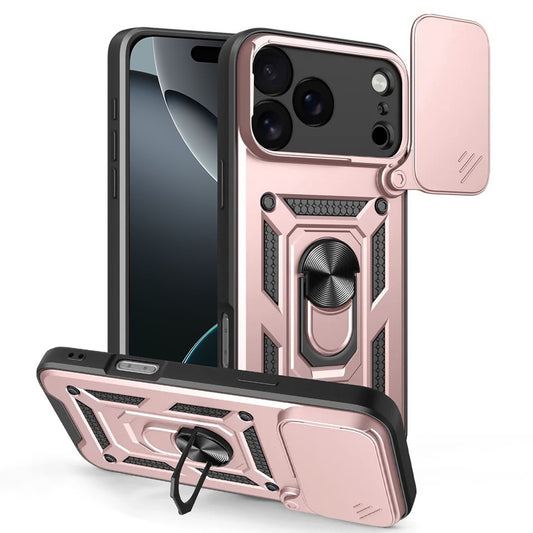 Deksel for Apple iPhone 17 Pro Max, Techsuit, CamShield, Rosa