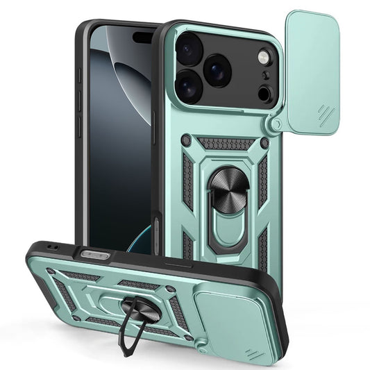 Deksel for Apple iPhone 17 Pro Max, Techsuit, CamShield, Grønn