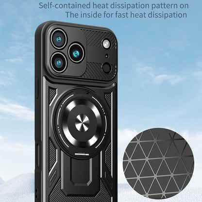 Deksel for Apple iPhone 17 Pro Max, Techsuit, RuggedCam, Lilla