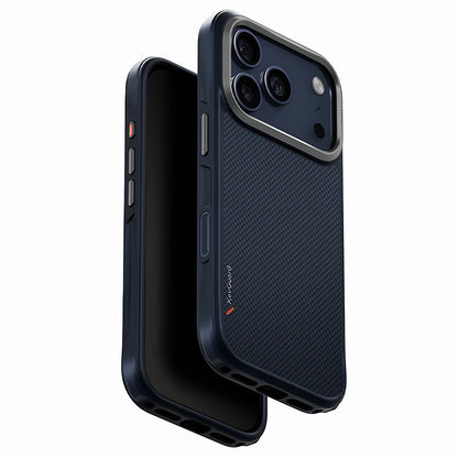 MagSafe-deksel for Apple iPhone 17 Pro Max, UNIQ, Keva MagClick, Marineblå