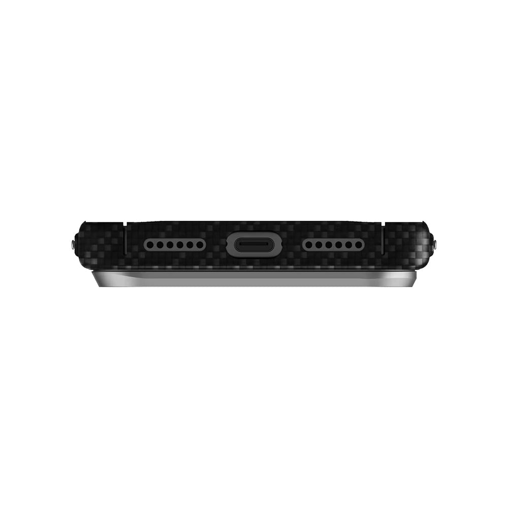 MagSafe-deksel for Apple iPhone 17 Pro Max, UNIQ, Keva MagClick, Mørkegrå