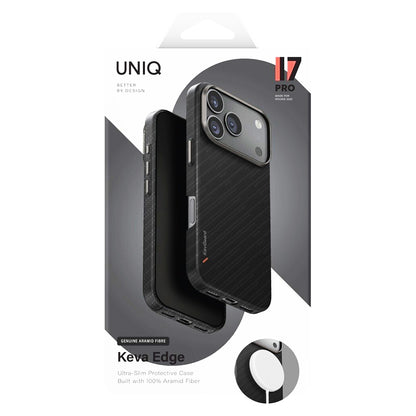 MagSafe-deksel for Apple iPhone 17 Pro Max, UNIQ, Keva MagClick, Mørkegrå