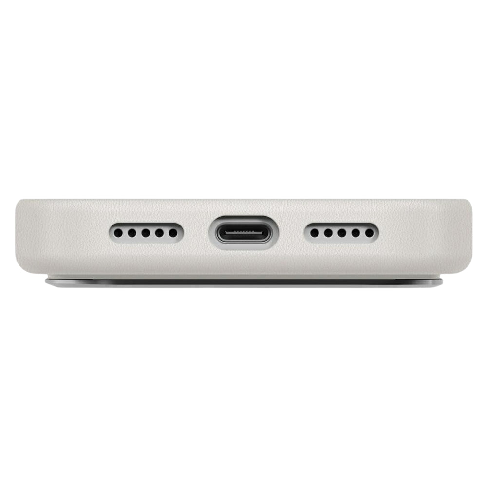 Deksel for Apple iPhone 17 Pro Max, UNIQ, Lyden Leatherette, Grå