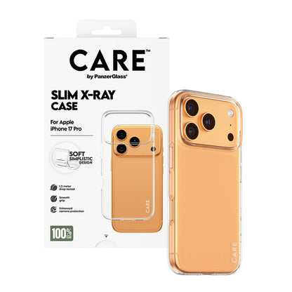 Deksel for Apple iPhone 17 Pro, PanzerGlass, Care Fashionable X-ray, Gjennomsiktig
