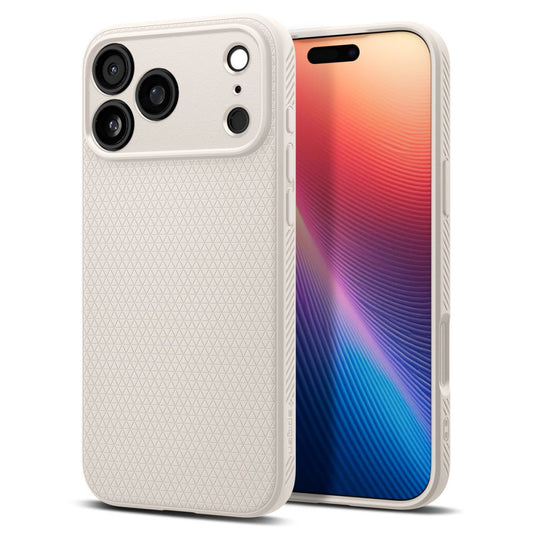 Deksel for Apple iPhone 17 Pro, Spigen, Liquid Air, Beige