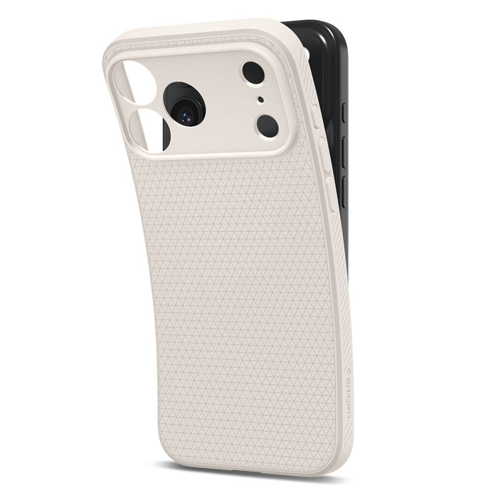 Deksel for Apple iPhone 17 Pro, Spigen, Liquid Air, Beige
