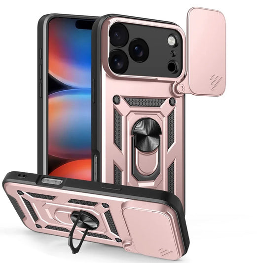 Deksel for Apple iPhone 17 Pro, Techsuit, CamShield, Rosa