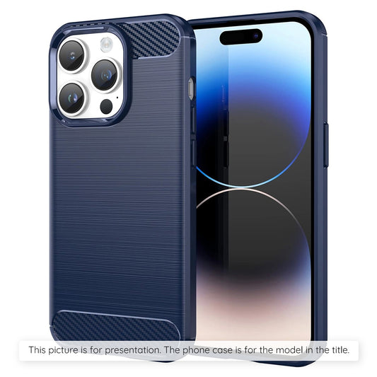Deksel for Apple iPhone 17 Pro, Techsuit, Karbon, Blå