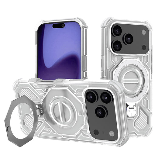 Deksel for Apple iPhone 17 Pro, Techsuit, Carbon Shield Pro, Hvit
