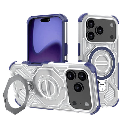 Deksel for Apple iPhone 17 Pro, Techsuit, Carbon Shield Pro, Blå