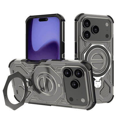 Deksel for Apple iPhone 17 Pro, Techsuit, Carbon Shield Pro, Lys Svart