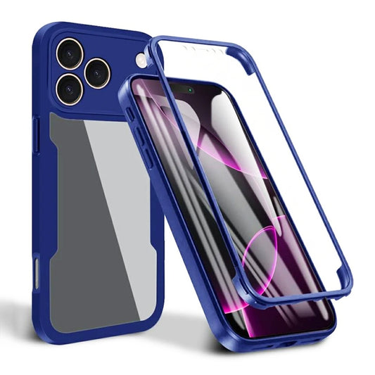 Deksel for Apple iPhone 17 Pro, Techsuit, ColorVerse 360, Blå