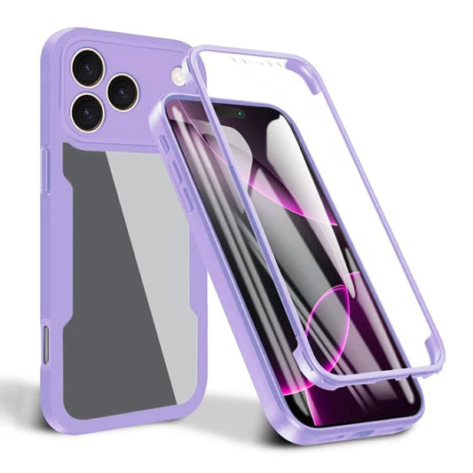 Deksel for Apple iPhone 17 Pro, Techsuit, ColorVerse 360, Lilla