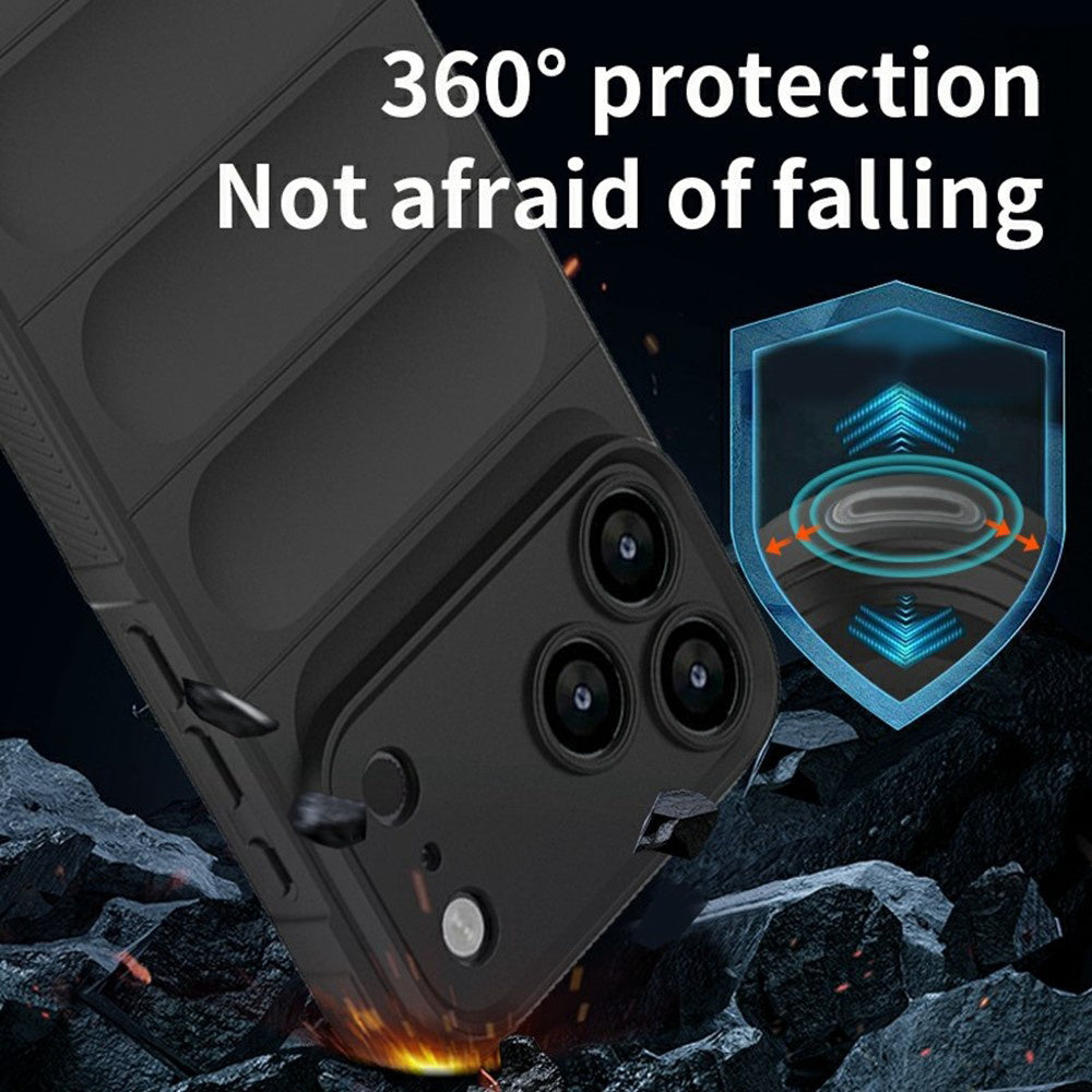 Deksel for Apple iPhone 17 Pro, Techsuit, Magic Shield, Svart