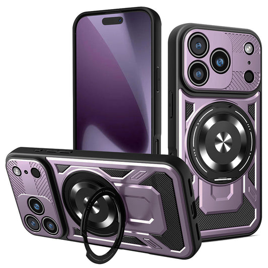 Deksel for Apple iPhone 17 Pro, Techsuit, RuggedCam, Lilla