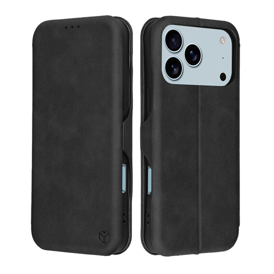 Deksel for Apple iPhone 17 Pro, Techsuit, Safe Wallet Plus, Svart