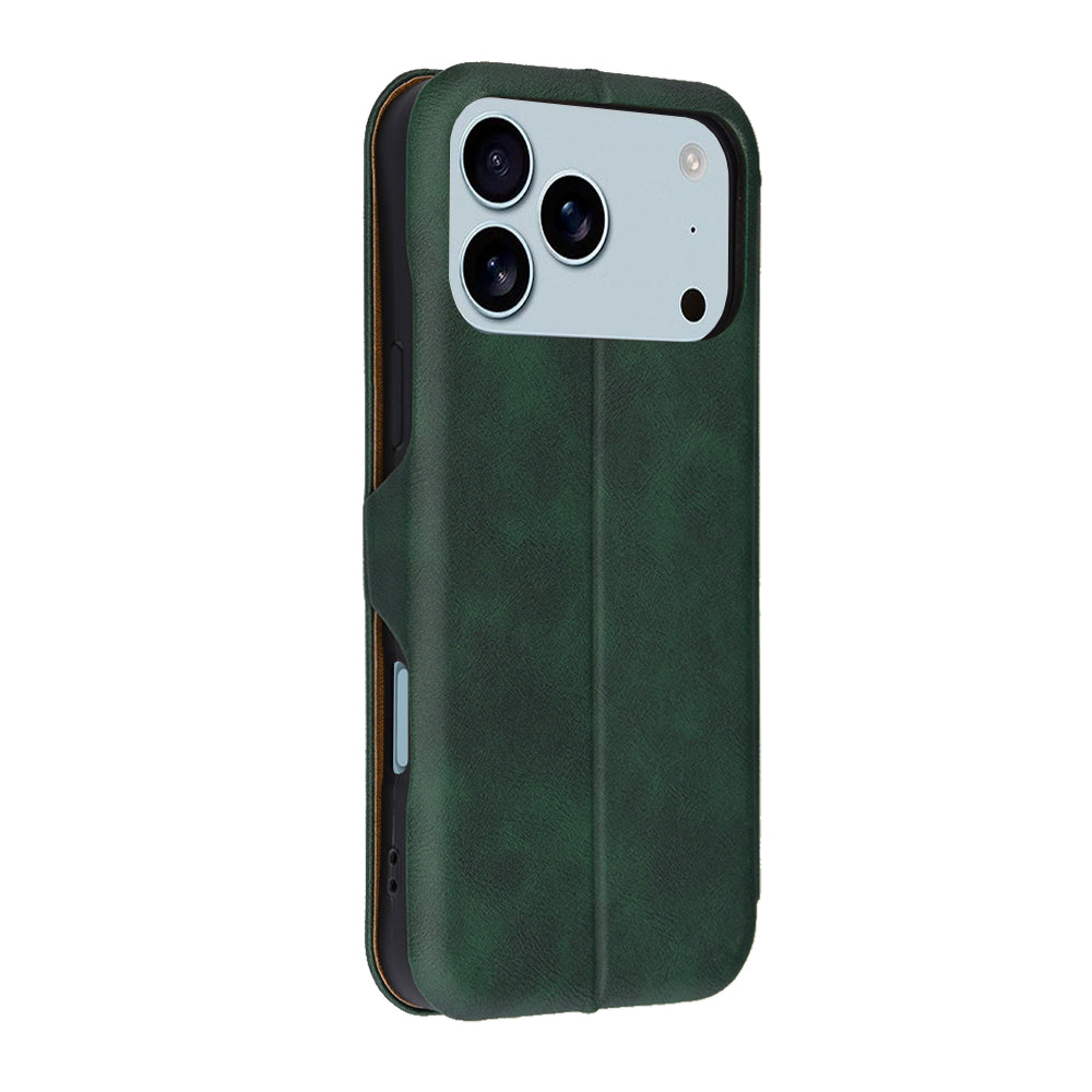 Deksel for Apple iPhone 17 Pro, Techsuit, Safe Wallet Plus, Grønn