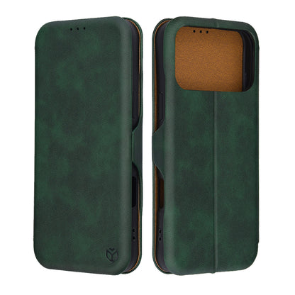 Deksel for Apple iPhone 17 Pro, Techsuit, Safe Wallet Plus, Grønn