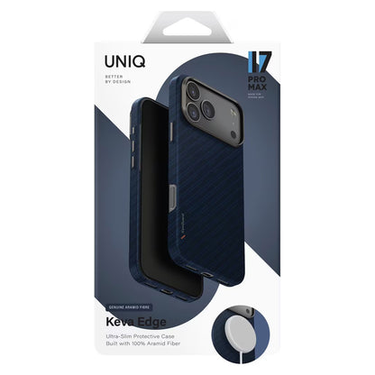 MagSafe-deksel for Apple iPhone 17 Pro, UNIQ, Keva MagClick, Denim