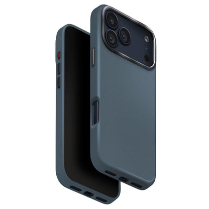 Deksel for Apple iPhone 17 Pro, UNIQ, Lyden Leatherette, Blå