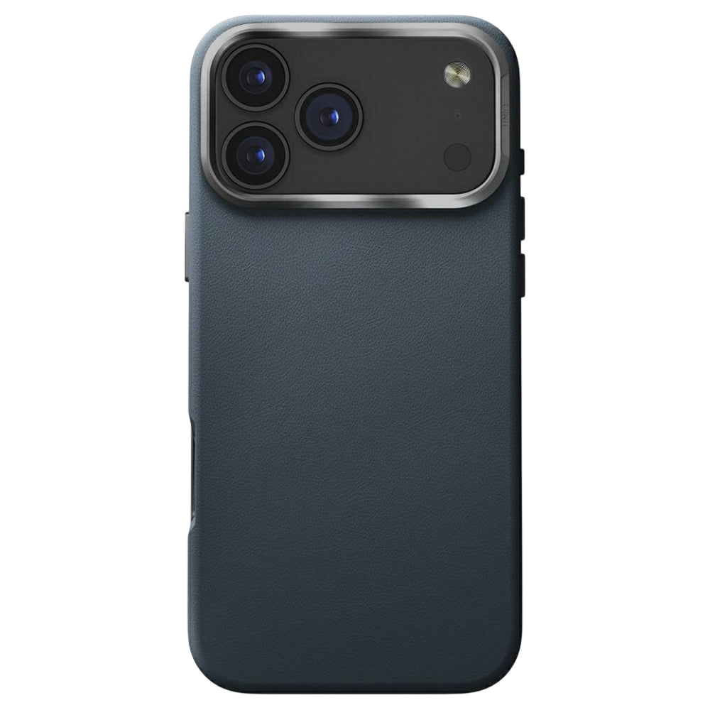 Deksel for Apple iPhone 17 Pro, UNIQ, Lyden Leatherette, Blå