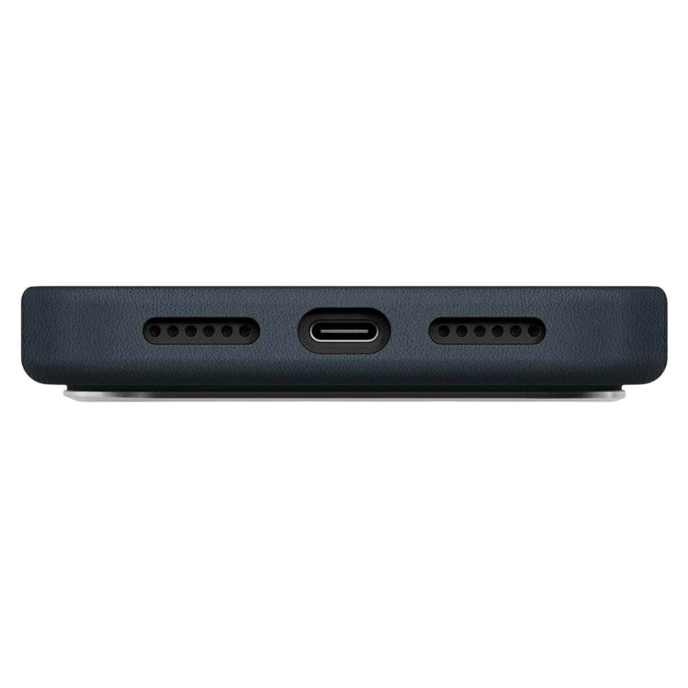Deksel for Apple iPhone 17 Pro, UNIQ, Lyden Leatherette, Blå