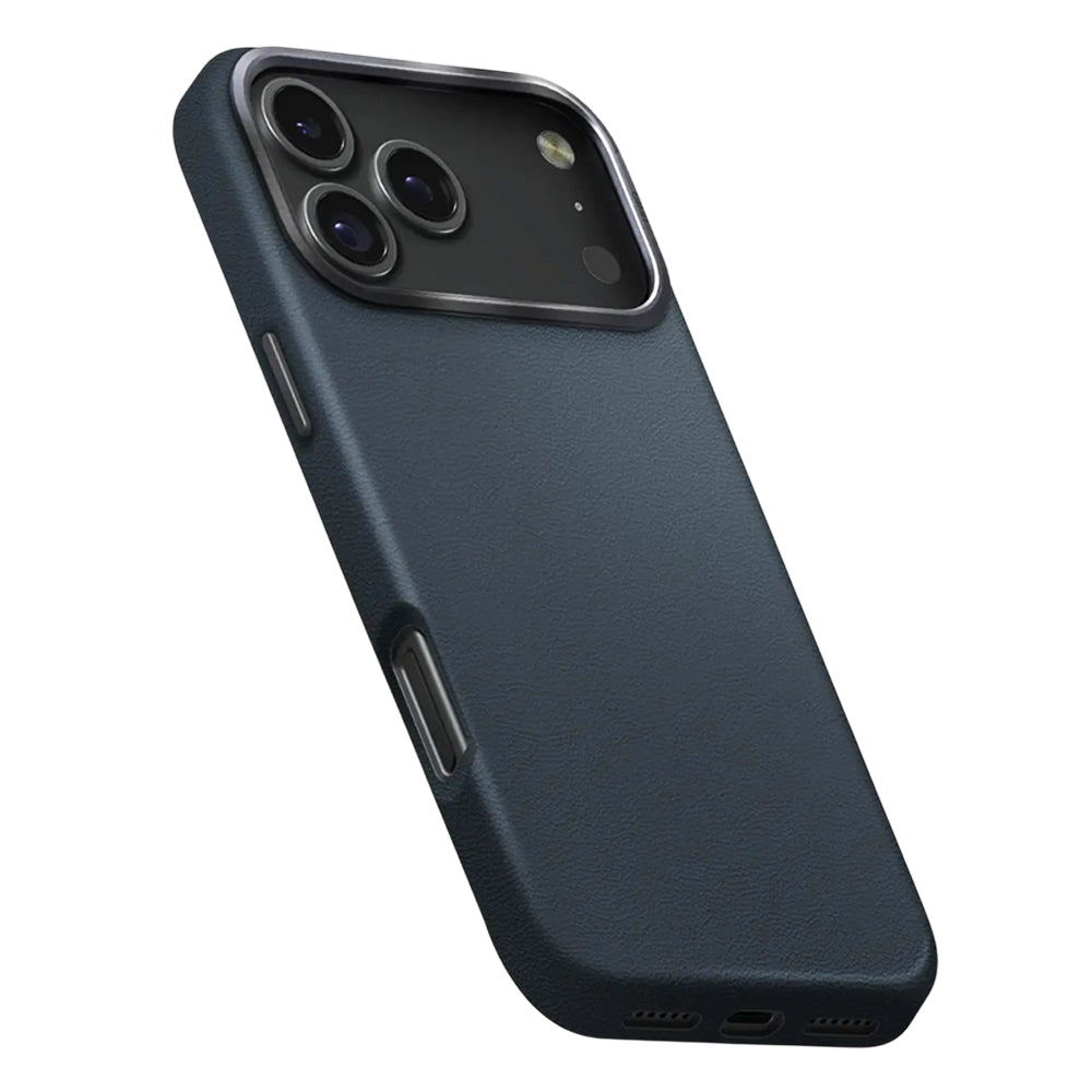 Deksel for Apple iPhone 17 Pro, UNIQ, Lyden Leatherette, Blå