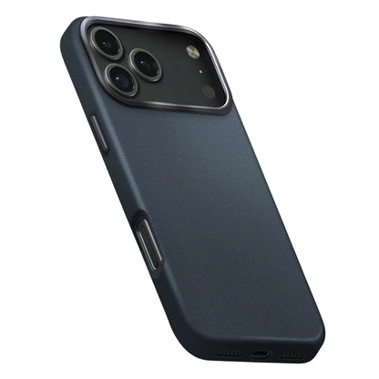 Deksel for Apple iPhone 17 Pro, UNIQ, Lyden Leatherette, Blå