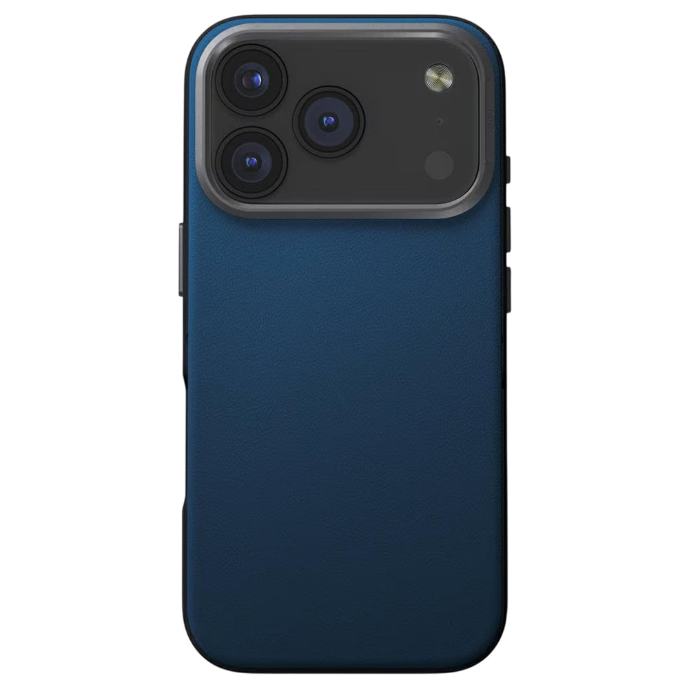 Deksel for Apple iPhone 17 Pro, UNIQ, Lyden Leatherette, Svart Blå