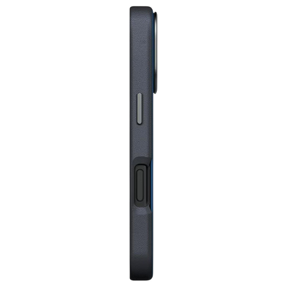 Deksel for Apple iPhone 17 Pro, UNIQ, Lyden Leatherette, Svart Blå