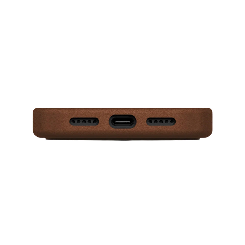Deksel for Apple iPhone 17 Pro, UNIQ, Lyden Leatherette, Brun