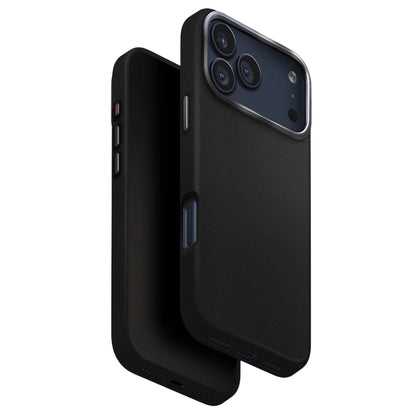 Deksel for Apple iPhone 17 Pro, UNIQ, Lyden Leatherette, Svart