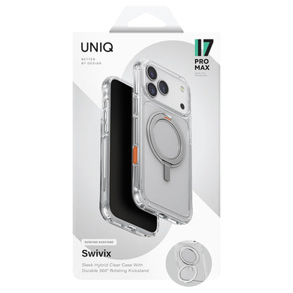 Deksel for Apple iPhone 17 Pro, UNIQ, Swivix, Sølv