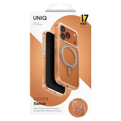 Deksel for Apple iPhone 17 Pro, UNIQ, Swivix, Gull
