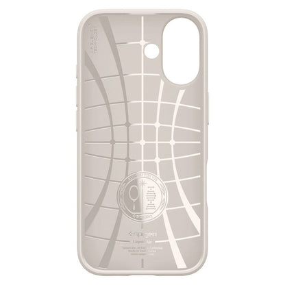 Deksel for Apple iPhone 17, Spigen, Liquid Air, Beige